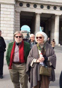 Peter Wynne and Katherine Ashe in Vienna, Austria