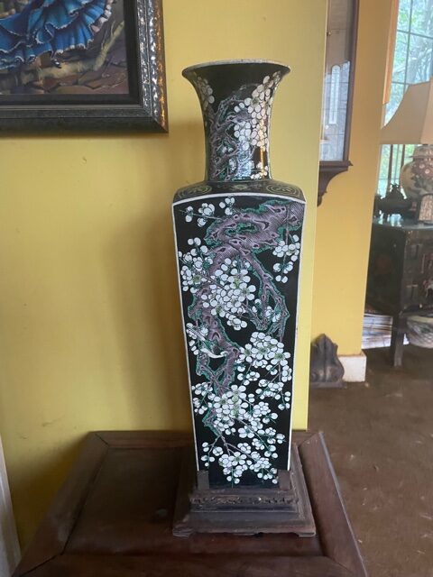 Chinese prunus vase that Katherine bought with her whole savings of $250